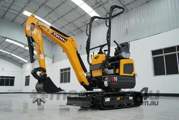 Yuchai U10 1 ton micro excavator with buckets