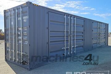 Unused 2026 40' HC Container, Lock Box, Two Doors On The Side