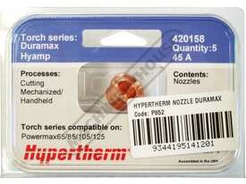 Hypertherm 45A Nozzle 420158 Suits Powermax125® (Pack of 5) - picture1' - Click to enlarge