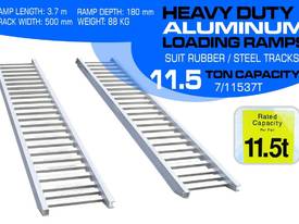 Ramps 11.5 Ton Aluminium Loading Ramps 500mm WIDE - picture0' - Click to enlarge