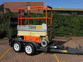 JLG 1930 ES Scissor Lift and Trailer Package - picture0' - Click to enlarge