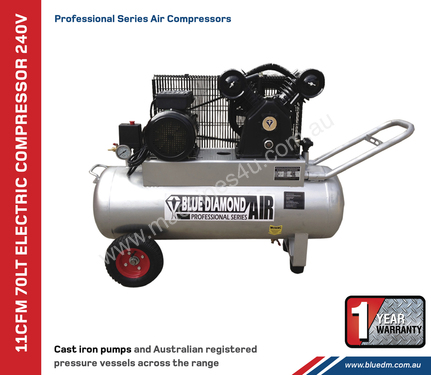 11CFM 70 Lt Electric Compressor 240V
