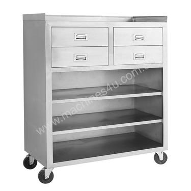 F.E.D. MS116 Mobile cabinet with 4 Drawers and 3 Shelves