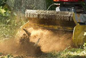 Seppi BMS-F mulching head with fixed hammers suitable for excavators and railway vehicles