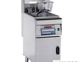 F.E.D. DZL-28 Computerised Single Vat Electric Fryer w/Cold Zone - picture0' - Click to enlarge