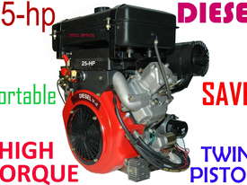 Engine 25-hp Diesel TOOL POWER electric start   - picture0' - Click to enlarge