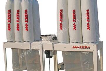 10HP , with fine dust retention. 8 x 125mm inlets or 380mm diameter duct line