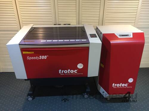 Trotec Speedy 300 - CO2 Laser with Atmos Mono Extractor
