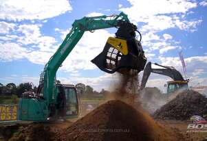 Boss Rotating Screening Bucket Suitable for 8T+ Excavators/Loaders - Solid & Durable!