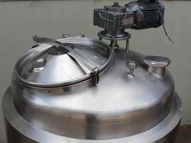 Stainless Steel jacketed Mixing Vessel - picture1' - Click to enlarge