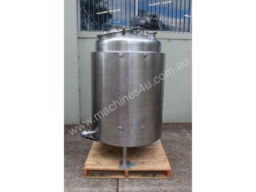 Stainless Steel jacketed Mixing Vessel