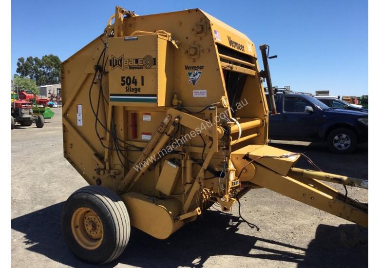 caption Vermeer 504I Round Baler Hay/Forage Equip