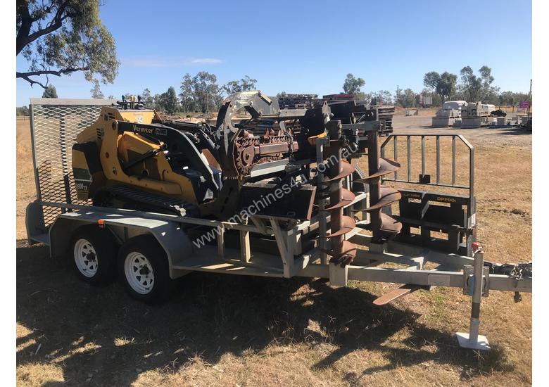 caption Vermeer S800TX Mini Skid Steer Track Loader - Complete Contractors Package! Start Work Today!