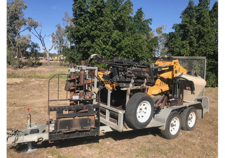 caption Vermeer S800TX Mini Skid Steer Track Loader - Complete Contractors Package! Start Work Today!