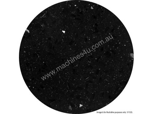 FY-R60BL Black Marble Round 600x15