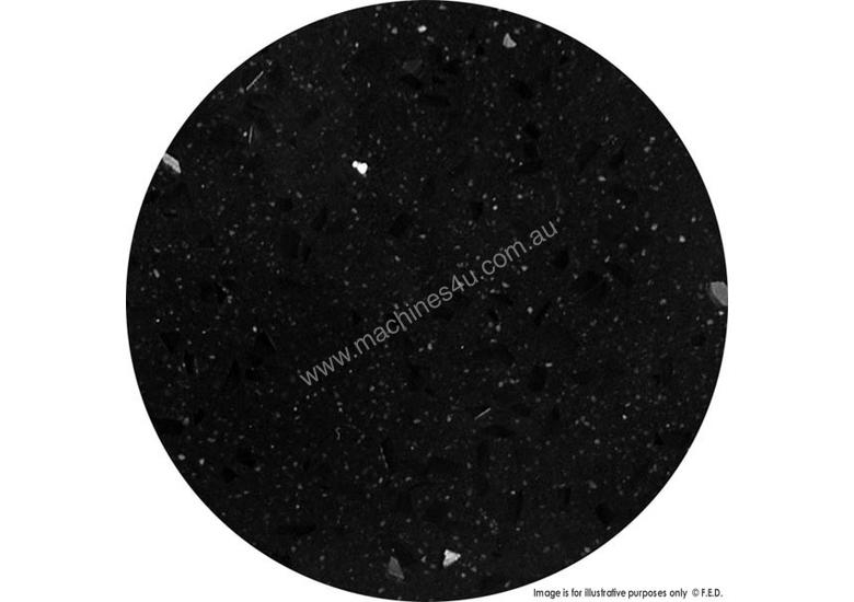 caption FY-R60BL Black Marble Round 600x15