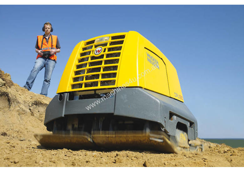 caption New Wacker Neuson DPU130 Diesel Remote Controlled Plate