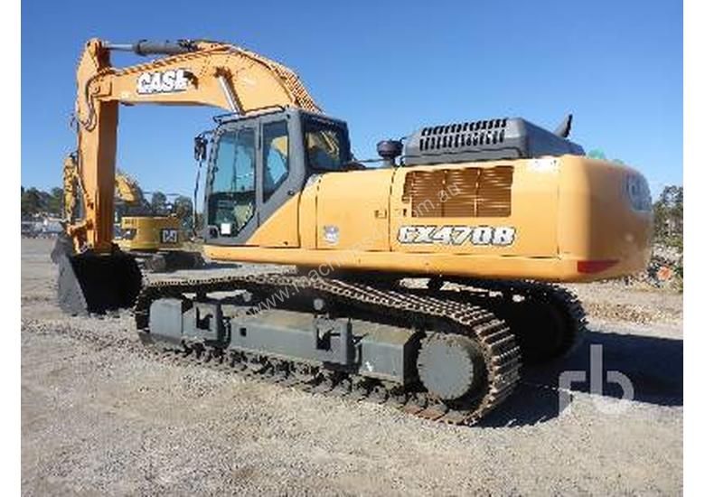 caption CASE CX470B Hydraulic Excavator