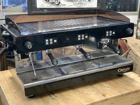 ASTORIA TANYA 3 GROUP BLACK ESPRESSO COFFEE MACHINE - picture0' - Click to enlarge