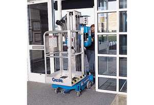Genie AWP-32S 32ft Push Around Manlift Vertical Lift Compact, Easy to Maneuver! Genie AWP-32S 32ft Push Around Manlift Vertical Lift Compact, Easy to Maneuver!