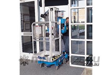 Genie AWP-32S 32ft Push Around Manlift Vertical Lift Compact, Easy to Maneuver! Genie AWP-32S 32ft Push Around Manlift Vertical Lift Compact, Easy to Maneuver!