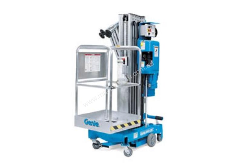 caption Genie AWP-32S 32ft Push Around Manlift Vertical Lift – Compact, Easy to Maneuver!