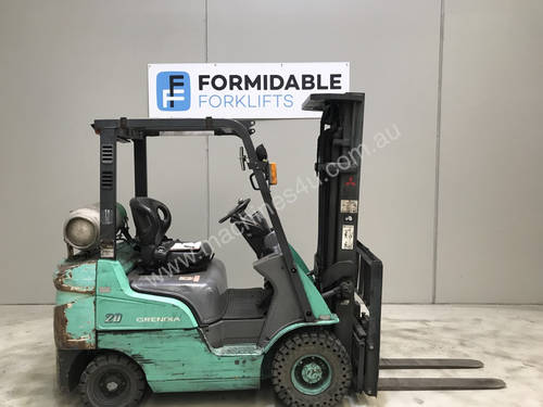 Mitsubishi FG20 LPG / Petrol Counterbalance Forklift
