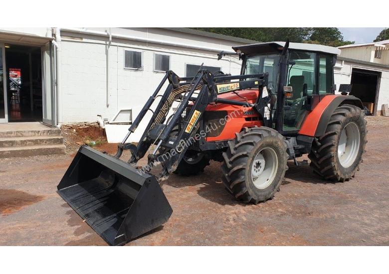caption Same Silver 100.4 tractor & loader