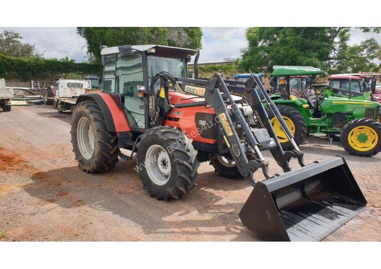 caption Same Silver 100.4 tractor & loader