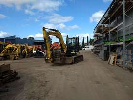 2017 YANMAR SV100-2 EXCAVATOR WITH RUBBER TRACKS AND 1650 HOURS - picture0' - Click to enlarge