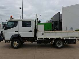 2010 MITSUBISHI FUSO CANTER FG84D - Dual Cab - 4X4 - Tray Top Drop Sides - picture0' - Click to enlarge
