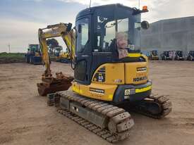KOMATSU PC55MR-3 5.5T EXCAVATOR WITH A/C CABIN, HITCH, BUCKETS AND LOW 1608 HOURS - picture2' - Click to enlarge