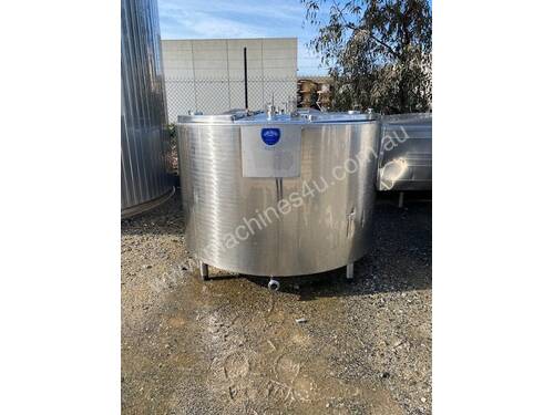 1,550ltr Jacketed Stainless Steel Tank 