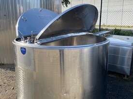 1,550ltr Jacketed Stainless Steel Tank  - picture2' - Click to enlarge