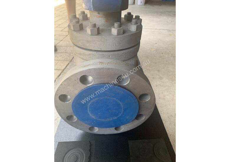 Used Dembla Control Valve 3 80mm Stainless Steel CF8M Body 300 Pnumatic