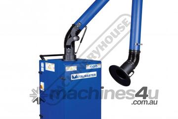 Clear Air Mobile Welding Fume Filter - Single Arm Dual Stage HEPA Filter System High Volume 1300 m3/