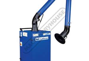 Clear Air Mobile Welding Fume Filter - Single Arm Dual Stage HEPA Filter System High Volume 1300 m3/