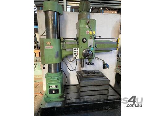 WME Bowes BR40 x 1250 Radial Drill, 5mt , 1400mm arm