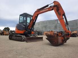 2012 HITACHI ZAXIS 35U 3.5T EXCAVATOR WITH FULL A/C CABIN, QC HITCH, BUCKETS AND 3781 HOURS  - picture2' - Click to enlarge