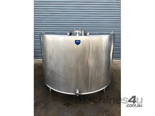 Stainless Steel Jacketed 4,000ltr Tank