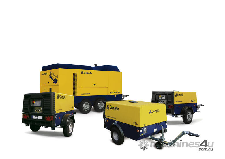 caption CompAir 180CFM Diesel compressor - Hire