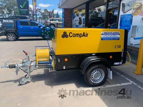 caption CompAir 180CFM Diesel compressor - Hire
