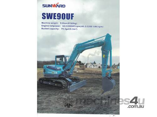SUNWARD SWE90UF 9Ton Excavator