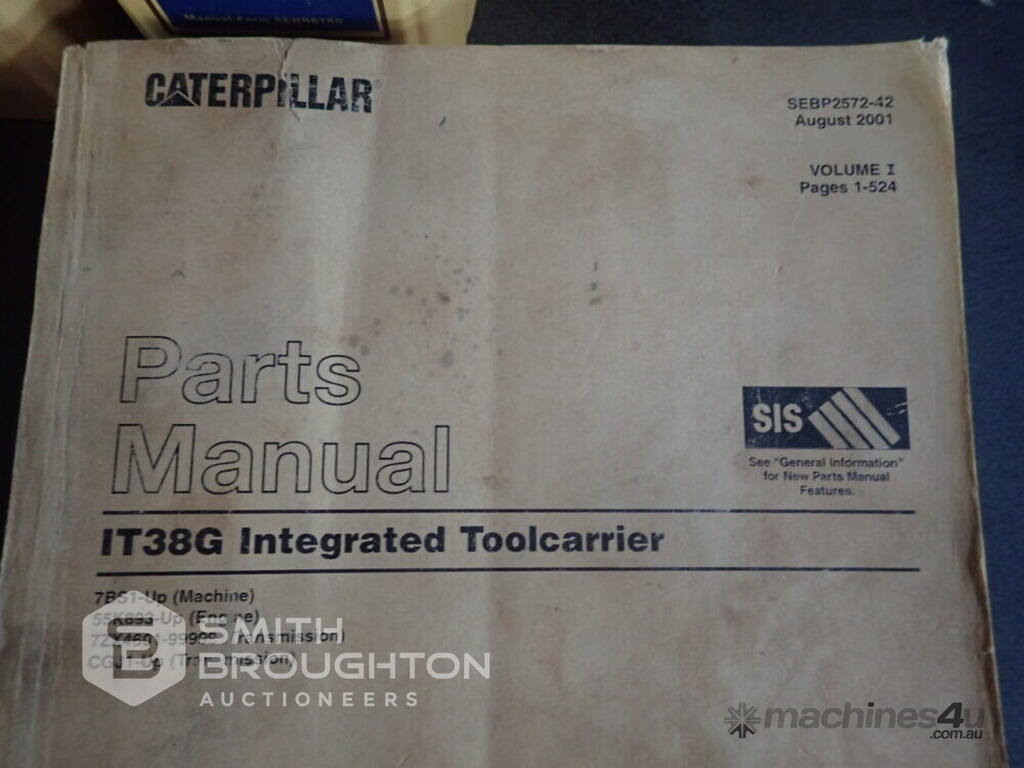 Buy Used CATERPILLAR IT38G TOOL CARRIER PARTS SERVICE MANUALS Cars in ...