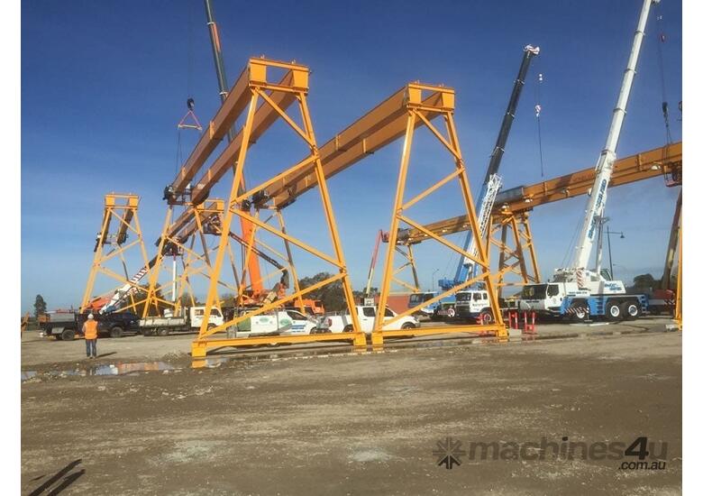 caption GLEASON CRANES 10t GANTRY CRANE