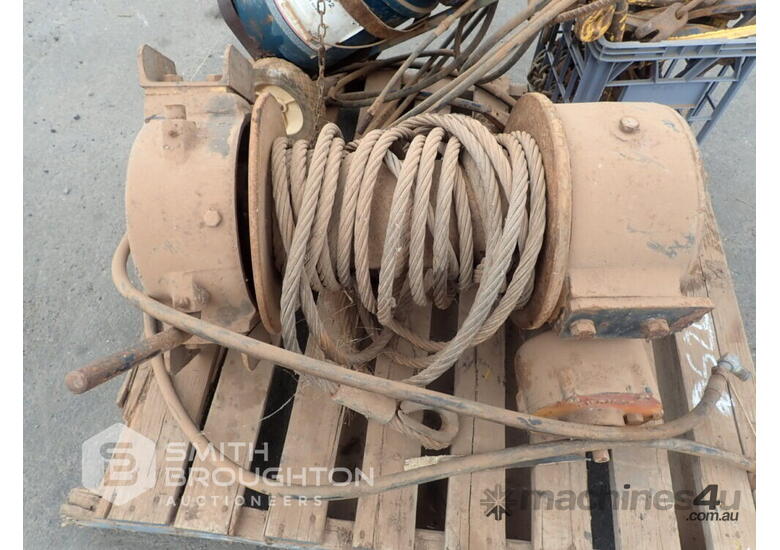 Used PALLET COMPRISING OF WINCH CHAIN BINDERS GREASE GUN Grease Guns in