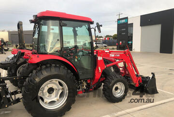 TANNERTRACK - TYM T503 50HP 4WD Cabin Tractor HST inc Loader & 4in1 Bucket TANNERTRACK - TYM T503 50HP 4WD Cabin Tractor HST inc Loader & 4in1 Bucket