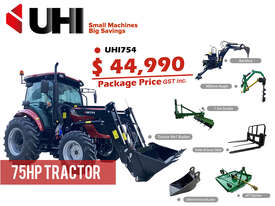 75HP UHI754 Tractor with 7 Attachments - picture1' - Click to enlarge