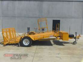 Dean Trailers Single Axle Tilting Plant Trailer - picture0' - Click to enlarge