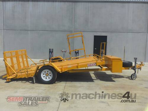 Dean Trailers Single Axle Tilting Plant Trailer